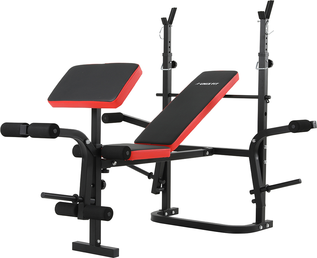 Скамья силовая со стойками UNIX Fit BENCH 120P - купить в Москве , цена 16  590 руб.