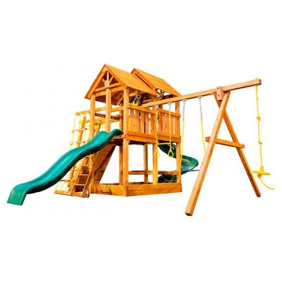 Игровая площадка playgarden skyfort ii со спиральной горкой и рукоходом %Future_395 (фото 1)